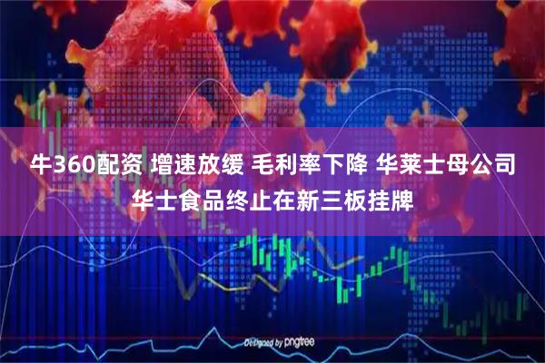 牛360配资 增速放缓 毛利率下降 华莱士母公司华士食品终止在新三板挂牌